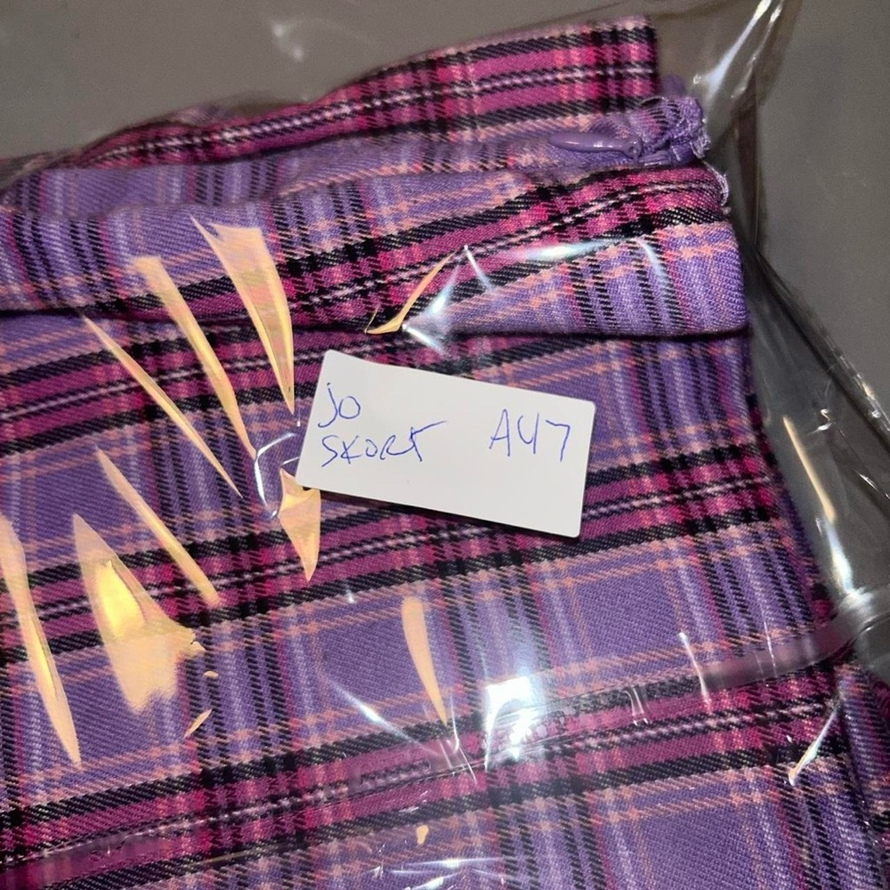 SO Purple Plaid Skort - Picture 7 of 7